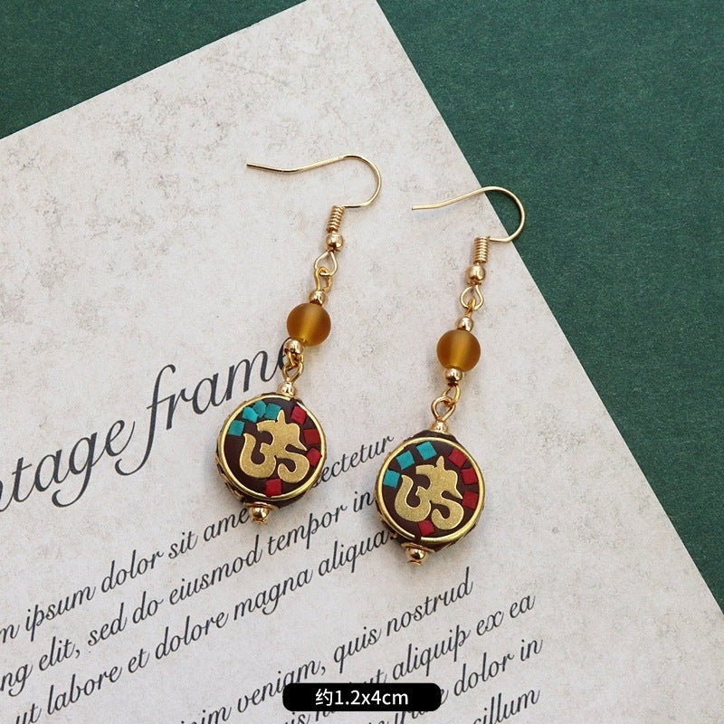 Wholesale Nepal Minimalist Alloy Earrings